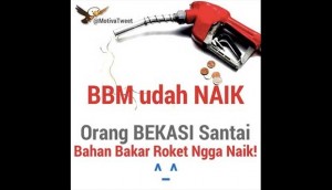 meme lucu bbm naik bekasi