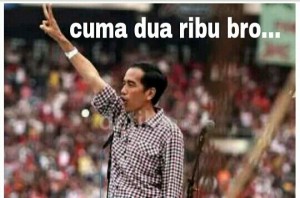 meme lucu bbm naik salam dua ribu