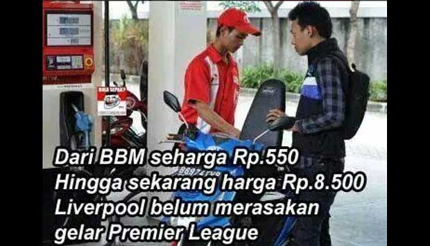 meme lucu bbm naik