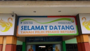 Selamat Datang di Bandara Sultan Taha Jambi