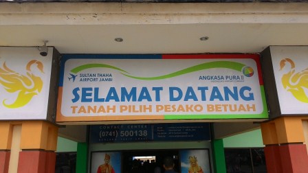 Selamat Datang di Bandara Sultan Taha Jambi
