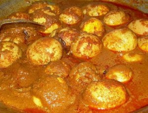 rendang telur kering