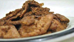 rendang telur kering asli padang