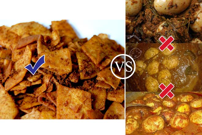 rendang telur kering asli