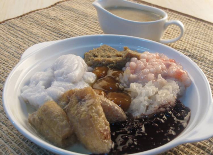 resep bubur kampiun padang