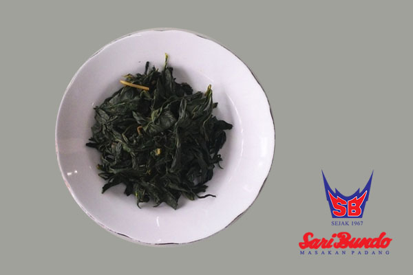 daun singkong padang rumah makan sari bundo