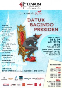 Acara Indonesia Kita dari Djarum, RM Sari Bundo kebagian peran pembantu