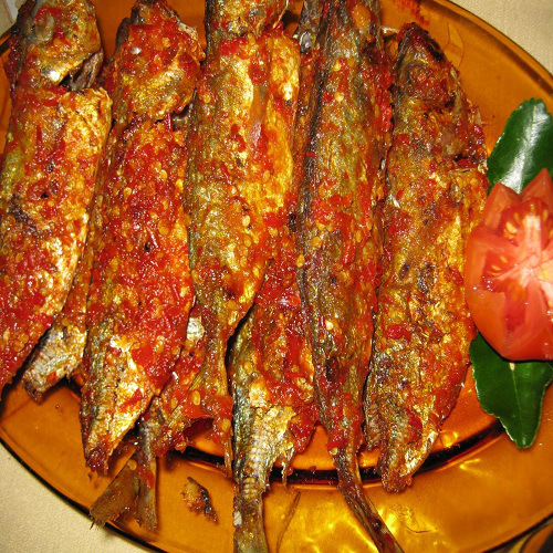 Ikan Kembung Balado Padang