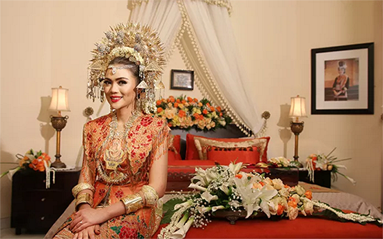 Prosesi Unik Pernikahan dalam Adat Minangkabau Malam Bainai