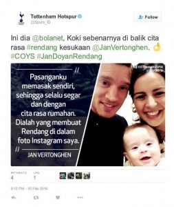 Si Cantik Inilah Yang Membuatkan Rendang Untuk Bek Tottenham