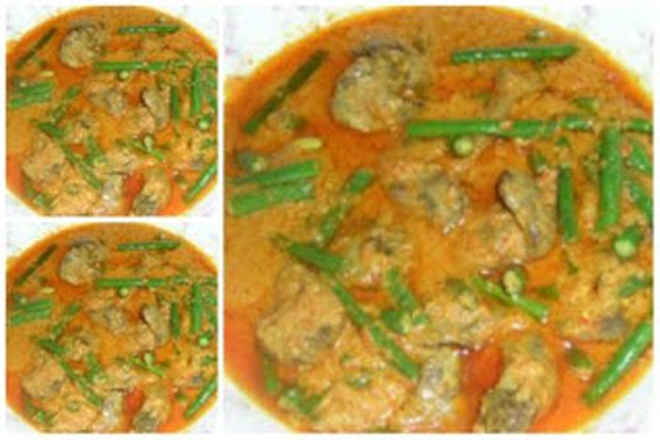 Resep Gulai Ati Ampela Ayam dan Kacang Panjang Khas Padang