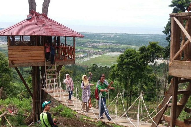 Rumah Pohon di Nagari Sungai Buluh, Destinasi Berbasis Ekowisata
