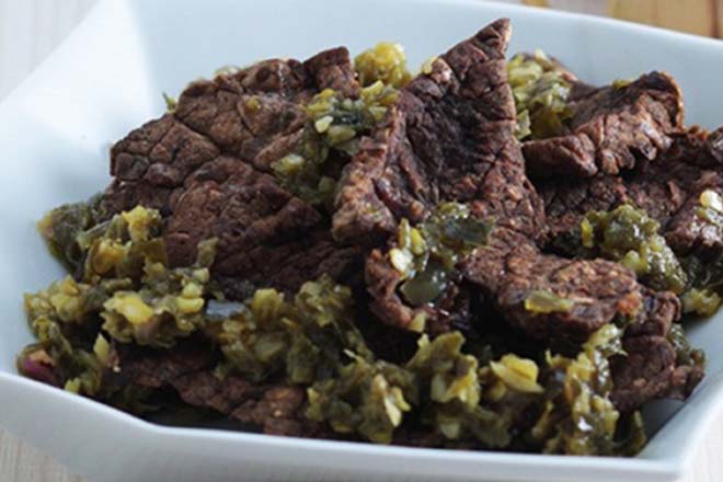 Resep Paru Goreng Cabe Ijo