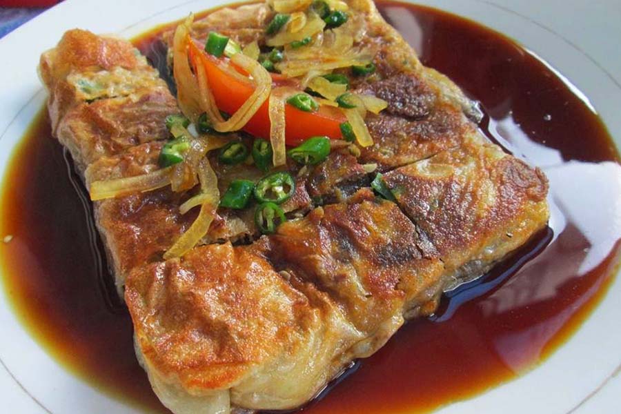 Kuliner di Jam Gadang martabak kubabg