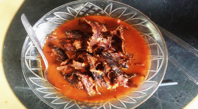 Asam Limbek Masiak, Makanan Khas Nagari Salareh