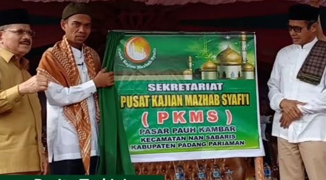 Pusat Kajian Mahzab Syafie di Padang Pariaman Resmi Dibuka UAS