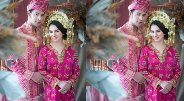 Gunakan Busana Minangkabau Ammar Zoni dan Irish Bella Lakukan Pemotretan Prewed