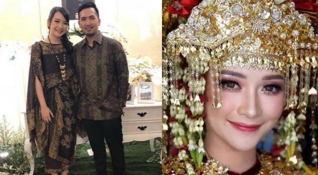 Kinal Eks JKT48 Saat Menikah, Usung Adat Minangkabau dan Sunda