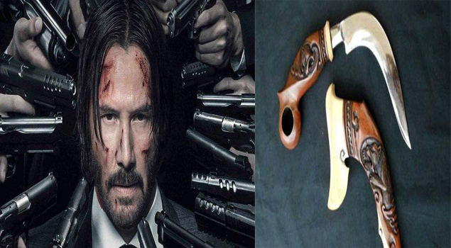 Senjata Khas Asal Minangkabau akan Dipakai Keanu Reeves di Film John Wick 3