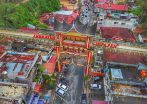 Jembatan Limpapeh dari drone