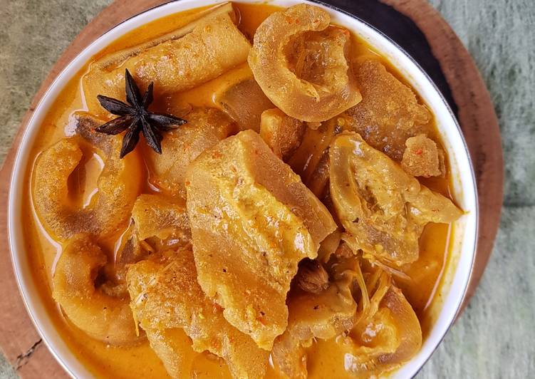 resep gulai kikil khas padang