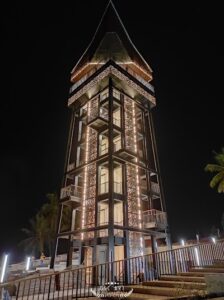 menara songket malam hari