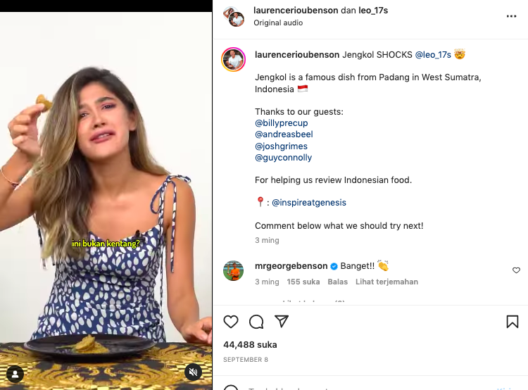 Viral Seorang Bule Ketagihan Makan Gulai Jengkol Padang