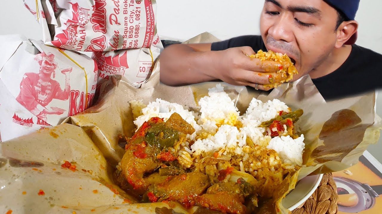 Doyan Nasi Padang, Tanboy Kun Bisa Habiskan 7 Bungkus hingga Mukbang Tambusu